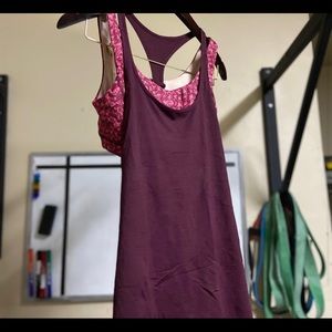 Luluemon tank with sports bra built in